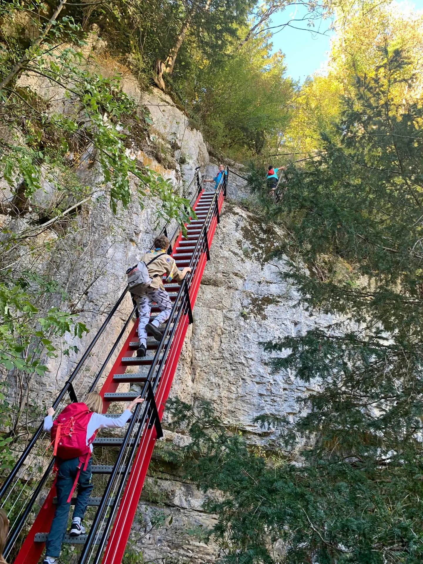 Scouts en escalade